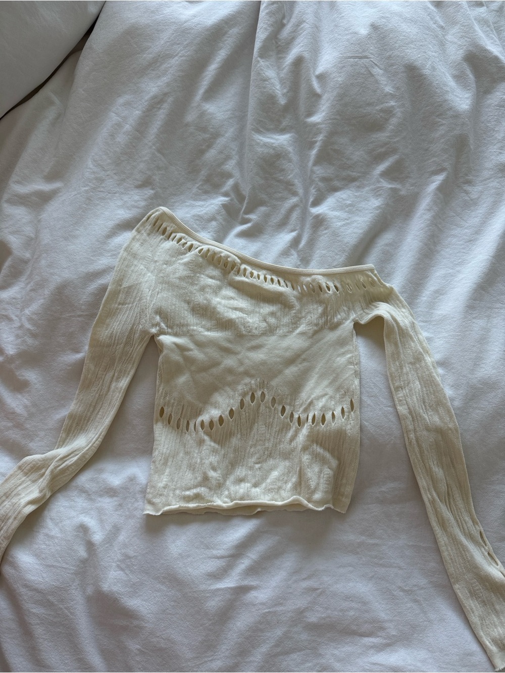 White fox boutique cutout crop top - Picture 2 of 6